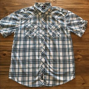 Plaid South Pole button down shirt, Sz XL